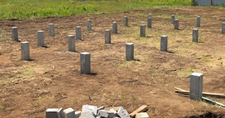 Фундамент на забивных жб сваях под ключ в калуге - фундамент из забивных железобетонных свай цена от 3169 руб/м2